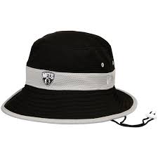 Brooklyn Nets New Era Team Training Bucket Hat Black Bucket Hat Black Hats Brooklyn Nets