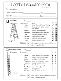 Free warehouse safety checklist template excel osha martinforfreedom warehouse safety inspection checklist template excel, if you don't have checklists for the regular things you do, such as travel or getting groceries, you could be passing up a massive time saver. Ladder Inspection Form Template Excel Fill Online Printable Fillable Blank Pdffiller