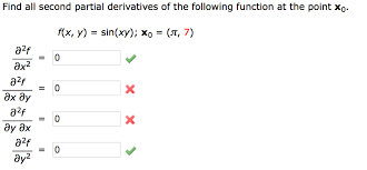 The four second order partial derivatives are: What Is A Second Partial Derivative