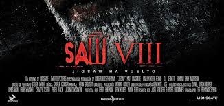 Regarder des films en ligne gratuitement. Poster Final De La Cinta De Terror Saw Viii