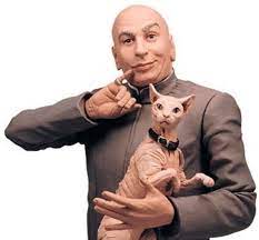 He was originally similar to blofeld's cat, a typical white persian cat from with tenor, maker of gif keyboard, add popular doctor evil cat animated gifs to your conversations. Mr Bigglesworth Evil Cat Hairless Kitten Dr Evil Cat