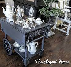 Often people associate tea with the cooler months, utilizing its warmth to revitalize their bodies. How To Redo A Vintage Tea Cart Diy Tea Room Decor Vintage Tea Cart Antique Tea Cart