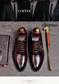 Phenkang Mens Formal Shoes Genuine Leather Oxford Shoes For Men Black 2019 Dress Shoes Wedding Shoes Laces Leather Brogues Leather Formal Shoes Oxford Shoes Men Leather Shoes Men