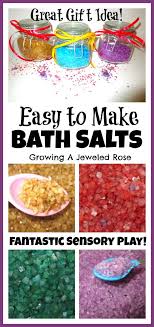 Bath Activities For Kids Bath Salts Girl Spa Party Bath Salts Homemade Bath Products
