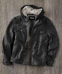 Men S Highgate Hooded Leather Jacket The Buttery Soft Lambskin With A Velvety Vintage Finish Alone Is Someth Leather Jacket Leather Jacket With Hood Jackets
