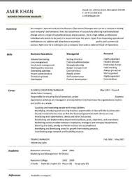 Retail operations manager resume examples & samples. Business Operations Manager Resume Examples Cv Templates Samples