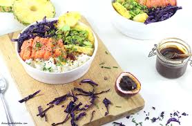 Sushi Bowl Sucre Sale Sauce Teriyaki Et Fruit De La Passion Brian Iz In The Kitchen Recette De Cuisine Simple Teriyaki Sauce Teriyaki