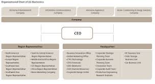 Visible Business Organizational Chart Of Lg Electronics 2010