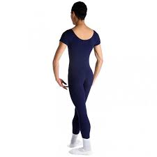 Matt Scoop Neck Cap Sleeve Unitard Navy Bloch Mens Unitards Wow Dolce