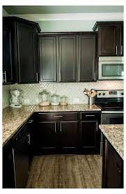 Kitchen Backsplash With Espresso Cabinet Arabesque Selene Tile Backsplas Backsplash With Dark Cabinets Trendy Kitchen Backsplash Espresso Kitchen Cabinets