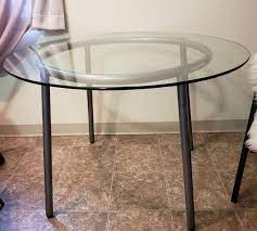 50 Round Glass Dining Table Ikea Glass Salmi Table And Chairs Interior Ikea Glass Table Loa Glass Dining Table Glass Round Dining Table Acrylic Dining Chairs