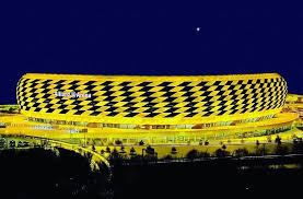 Die hülle der allianz arena leuchtete. Dortmund Twitter Search Fabric Installation Dortmund Outdoor