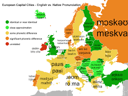 How is sz pronounced in hungarian? Phonetic Pronunciation Of European Capitals In English Compared To The Native Language Oc Mapporn