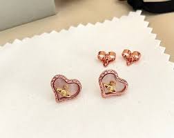 Vivienne Westwood Rosegold Pave Swarovski Crystal Orb Stud Earrings. Gift  for Her.