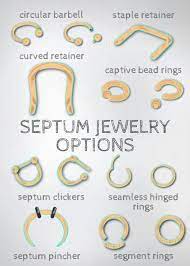 Septum Piercing Jewelry Options Septum Piercing Jewelry Septum Jewelry Septum Piercing