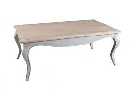 La table basse sutter : Table Basse Baroque Rectangle Gris Clair 115x65cm Odyssee Tables Basses Pier Import
