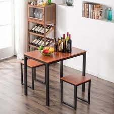 4.4 out of 5 stars. Walmart For 3 Piece Kitchen Table Set Modern Dining Room Table Sets Kitchen Table Set With Chair For 2 Dining Table Set With 2 Stools Kitchen Table And Chairs For Kitchen Small