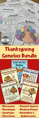Thanksgiving Genetics Worksheet Bundle Genetics Activities Science Teaching Resources Middle School Science Resources