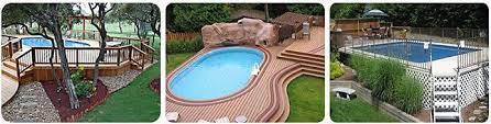 Installing an oval above ground swimming pool can be done quickly if you're prepared beforehand. 15 Awesome Above Ground Pool Deck Designs Intheswim Pool Blog
