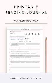 Maybe you would like to learn more about one of these? Reading Journal Reading Journal Reading Journal Printable Book Review Journal