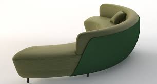 Which indoor chaise lounge chairs should i buy? Curved Half Moon Sectional Chaise Lounge Fabric Sofa 3d Model 39 Obj Max Fbx 3ds Free3d