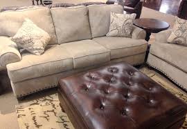 Alma Bay Sofa And Ottoman Ashleyfurniture Vintage Sofa Ottoman Leather Upholstery Home Livingroom Vintagecasual Tricities Wa