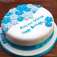 Birthday Cake With Name Edit And Photo Download The Name Princess Fatema Is Generated On Birthday Ice Cream Cake With Name Image Happy Birthday Cake Images Happy Birthday Cake Pictures Happy Birthday Cakes