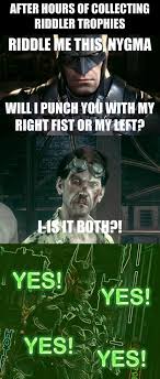 Arkham knight full hd 1080p at 60fps. After Collecting Riddler Trophies In Arkham Knight 9gag