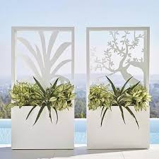 Olive Tree Partition Planter By Porta Forma Frontgate Planters Garden Urns Tall Planters