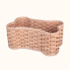 Dog freezable bone ice chill out cooling gel teething gum toy chews all for paws. Bone Shaped Dog Toy Basket Medium Rustic Amish Wicker Storage Dog Toy Basket Dog Toy Storage Dog Toy Storage Baskets