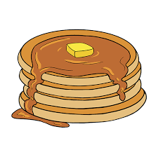 How To Draw Pancakes Really Easy Drawing Tutorial Pancake Drawing Recipe Drawing Drawings