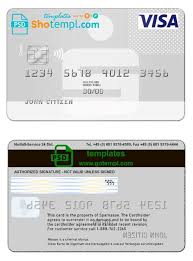 Credit cards are highly secure and offer a high level of protection. Germany Sparkasse Bank Visa Card Template In Psd Format Fully Editable Visa Card Templates Document Templates