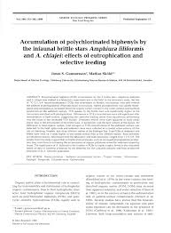 Om västra götalandsregionen vi ansvarar för att du har tillgång till en bra sjukvård och vi skapar förutsättningar för en god hälsa för alla i västra götaland. Pdf Accumulation Of Polychlorinated Biphenyls By The Infaunal Brittle Stars Amphiura Filiformis And A Chiajei Effects Of Eutrophication And Selective Feeding