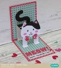 Cut a piece of card at 9 cm by 9. Pop Up Kitty Card With Kathy Lori Whitlock