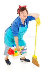 Cleaning Lady Exhausted Humorous Image Of An Exhausted Overworked Cleaning L Sponsored Sponsored Ad Lady Hum Cleaning Lady Stock Images Free Lady