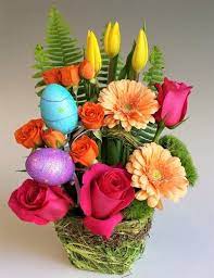 Buy our blooms through easter flower delivery usa for your beloved ones. Happy Easter Basket Easter Flowers Flower Delivery Online Flower Delivery