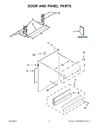 In the lower rack of the dishwasher. Parts For Kitchenaid Kdte104ess4 Upper Rack And Track Parts Appliancepartspros Com