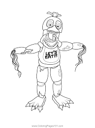 From your shopping list to your doorstep in as little as 2 hours. Withered Chica Fnaf Coloring Page For Kids Free Five Nights At Freddy S Printable Coloring Pages Online For Kids Coloringpages101 Com Coloring Pages For Kids