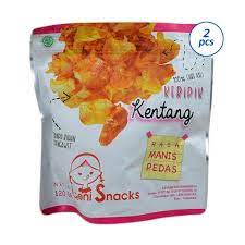 Tempat dengan tingkat keamanan tinggi ini menjamin kualitas kentang yang stabil dan baik. Leni Snacks Pedas Manis Keripik Kentang Isi 2 Pack Terbaru Agustus 2021 Harga Murah Kualitas Terjamin Blibli