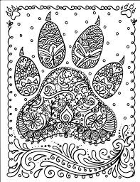 Choose the coloring pages that are the best in your category. Instant Download Dog Paw Print You Be The Artist By Chubbymermaid Mandala Coloring Pages Dog Coloring Page Animal Coloring Pages
