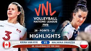 Check spelling or type a new query. Kiera Van Ryk Vs Malwina Smarzek Canada Vs Poland Vnl 2021 Hd Youtube