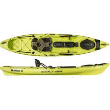 To absorb the power of the waves and turn on a dime, as well as ride waves into the beach, the boat should lean to the right and left. Ocean Kayak Trident 11 Angler Kayak 2017 1100 Ocean Kayak Best Fishing Kayak Angler Kayak
