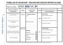 100%100% au considerat acest document semnatura mijlocul de transport. Formular Incarcare Descarcare Deseuri Nepericuloase