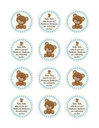 This stunning royal teddy bear shower was hosted at the beautiful summerfield estates in glen arm, maryland. Baby Bear Cupcake Toppers Baby Boy Baby Shower Teddy Bear Etsy