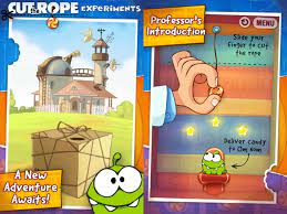Experiments uncovers one scientific truth, it's this: Cut The Rope Experiments Lands On The App Store