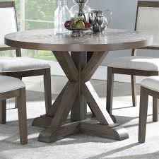 Ractangular is the most common shape for tables. Steve Silver Molly Rustic 48 Round Dining Table Standard Furniture Dining Tables