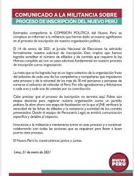 Psg logra posponer partido de debut en la ligue 1. Nuevo Peru Presento Su Solicitud De Inscripcion Como Partido Politico Ante El Jne Nndc Politica El Comercio Peru