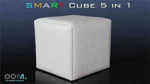 The Cube 5 In 1 Transforming 1 Ottoman Or 5 Chair Ottoman Cube Storage Cube Ottoman