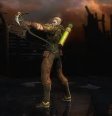 And This Is A Third Costume Insurgency Green Arrow From Injustice Gods Among Us Green Arrow Cosplay Green Arrow Green Arrow Costume