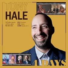 Countdown continues. Emmy-winner TONY HALE is coming to St. Augustine. Join  us for an unforgettable conversation with him about Hollywood life and  careers in comedy in Lewis Auditorium at Flagler. #tonyhale #busterbluth #